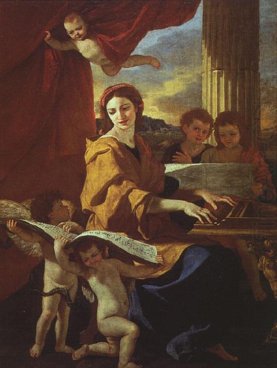 St.Cecelia, Nicolas Poussin